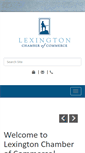 Mobile Screenshot of lexingtonchamber.org